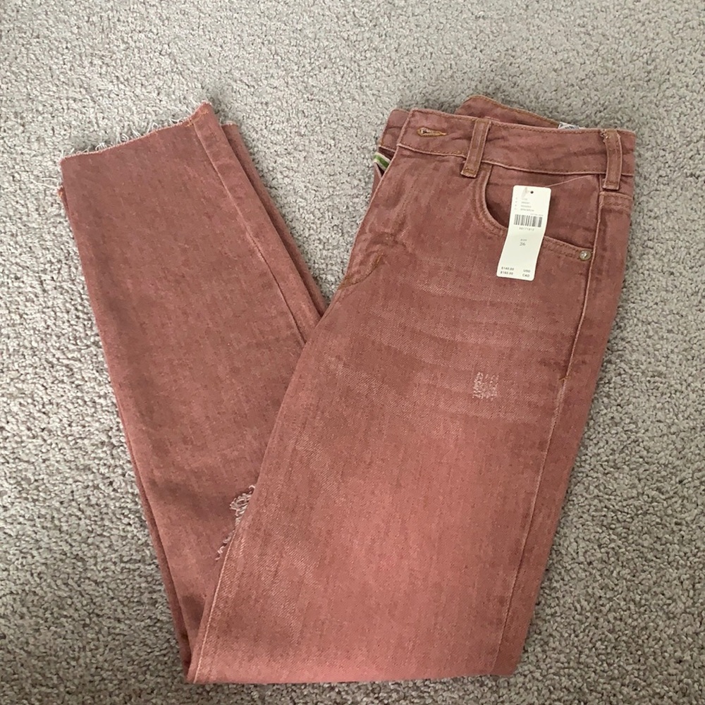 Pink denim Anthropologie